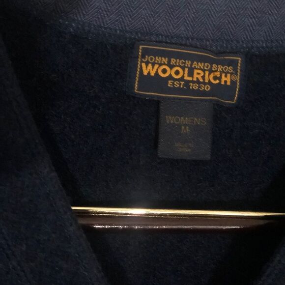 Woolrich Womens Vest Skis Bear Tree Blue Sz M - Picture 4 of 6